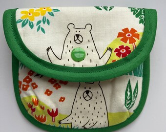 Cute Bear Snap Pouch Coin Purse Wallet