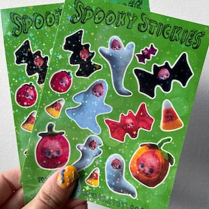 Halloween Kewpie Plush WonderTreasures Sticker Sheet