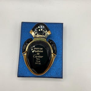 Panthère de Cartier bottle perfume vintage 7.5 ml empty perfume bag rare