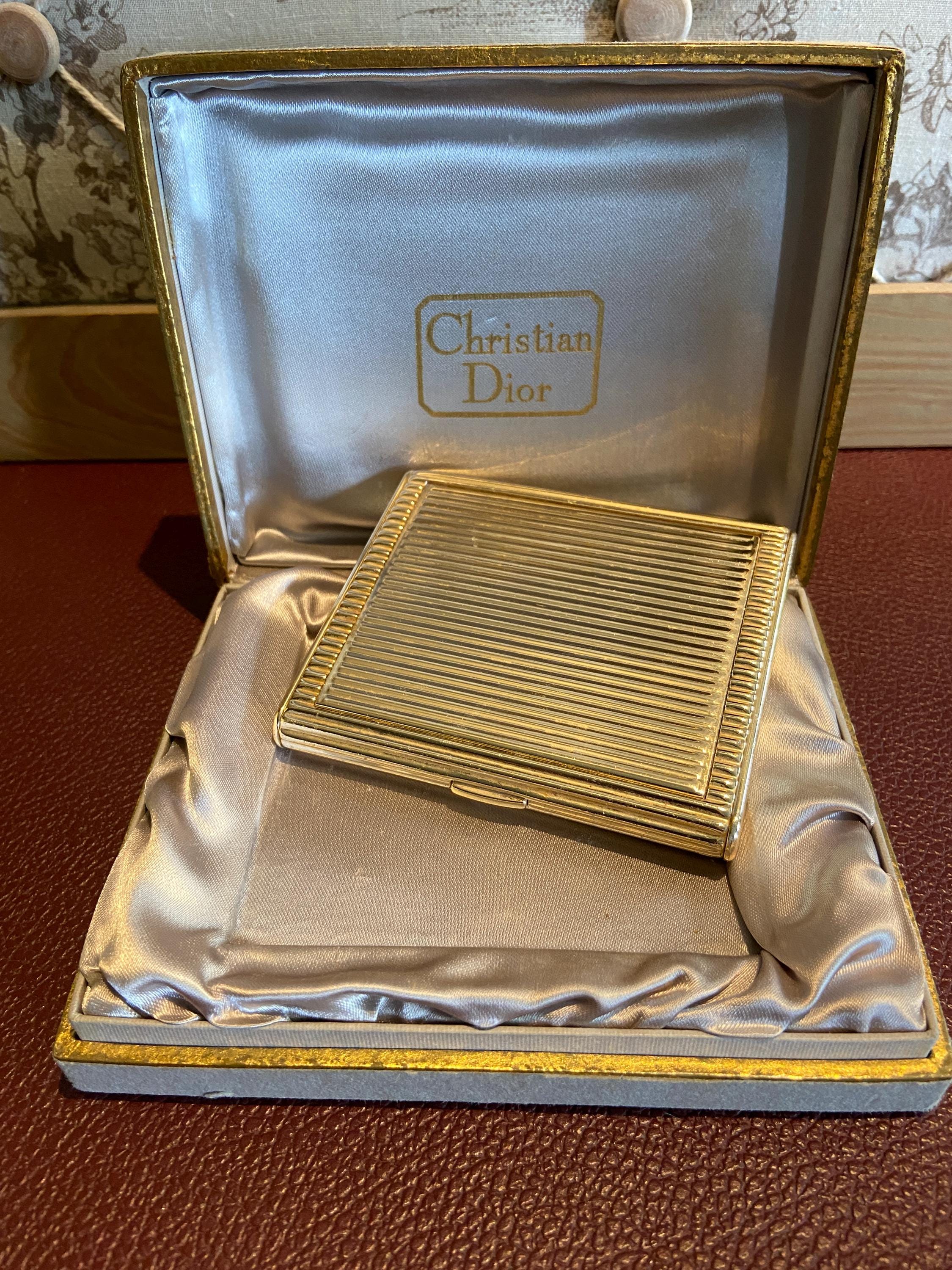 Christian Dior France Collector Vintage Powder Box Compact Box - Etsy