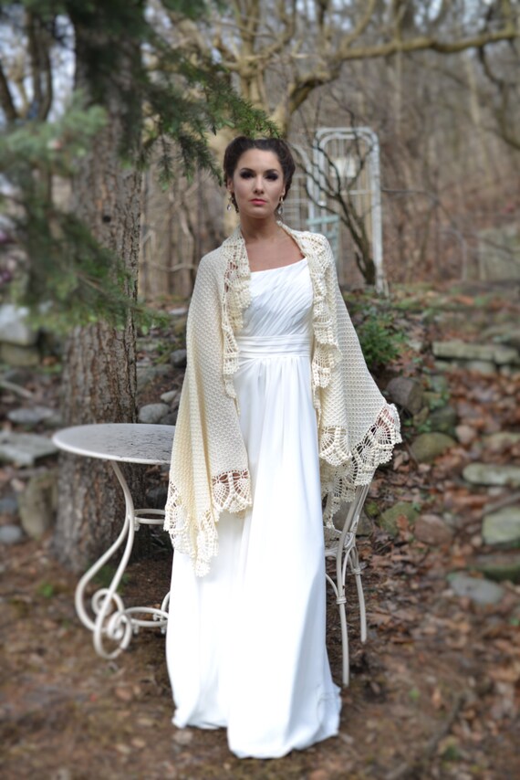 Ivory 2025 wedding wrap