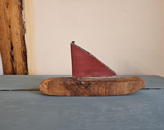 Sailing ship, wooden board, fire hose, maps, maritime decoration, unique, sea, sailing, wedding gift, Father's Day gift, office gift