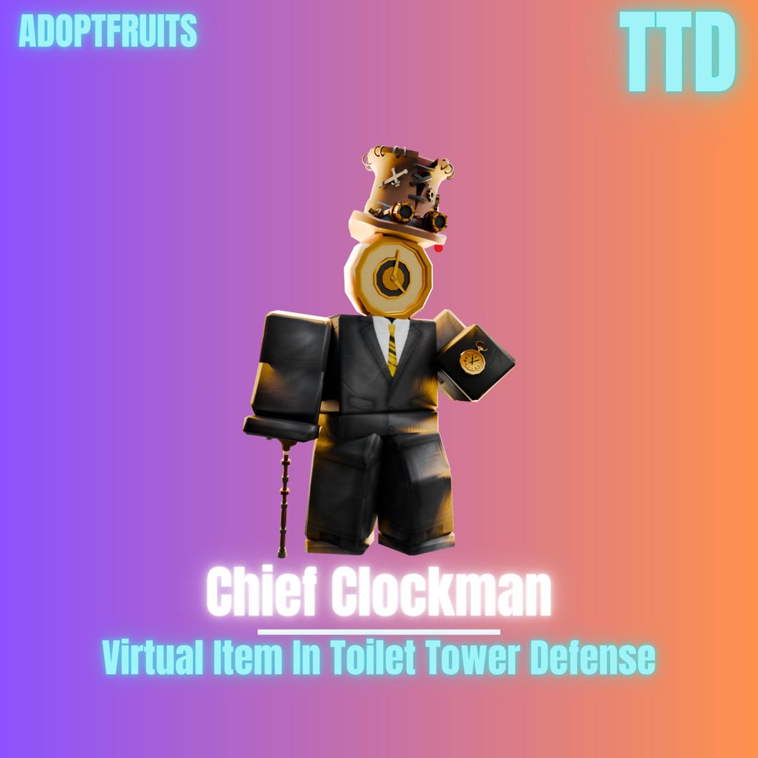 Chief Clockman Toilet Tower Defense / TTD - Etsy