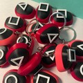 Squid Game Soldier Icon Mask Tag – Personalized Bag & Keys | Square, Triangle, Circle | Keychain | Gift for Him and Her | FREE SHIPPING product logo