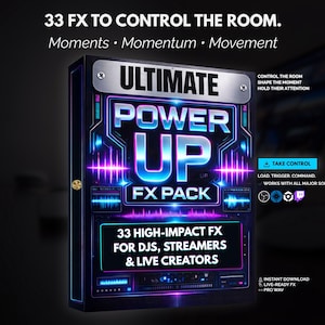 DJs, streamers, creadores 33 FX - Potenciador definitivo (Descarga digital)