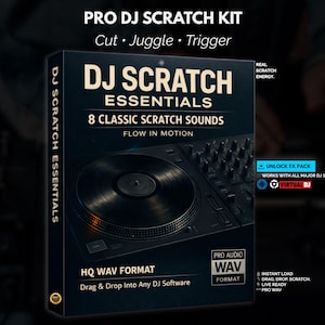 DJスクラッチの基本 – 8つのFXサンプル（デジタルダウンロード）