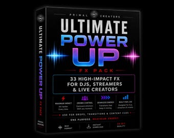 Pacote com 33 efeitos sonoros de alto impacto para DJs e streamers - Efeitos sonoros para criação de transmissões ao vivo | Download digital instantâneo em WAV