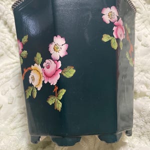 RARE antique Pratts Kan-Su Ware Jardiniere, England