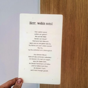 Lied: Herr, wohin sonst?