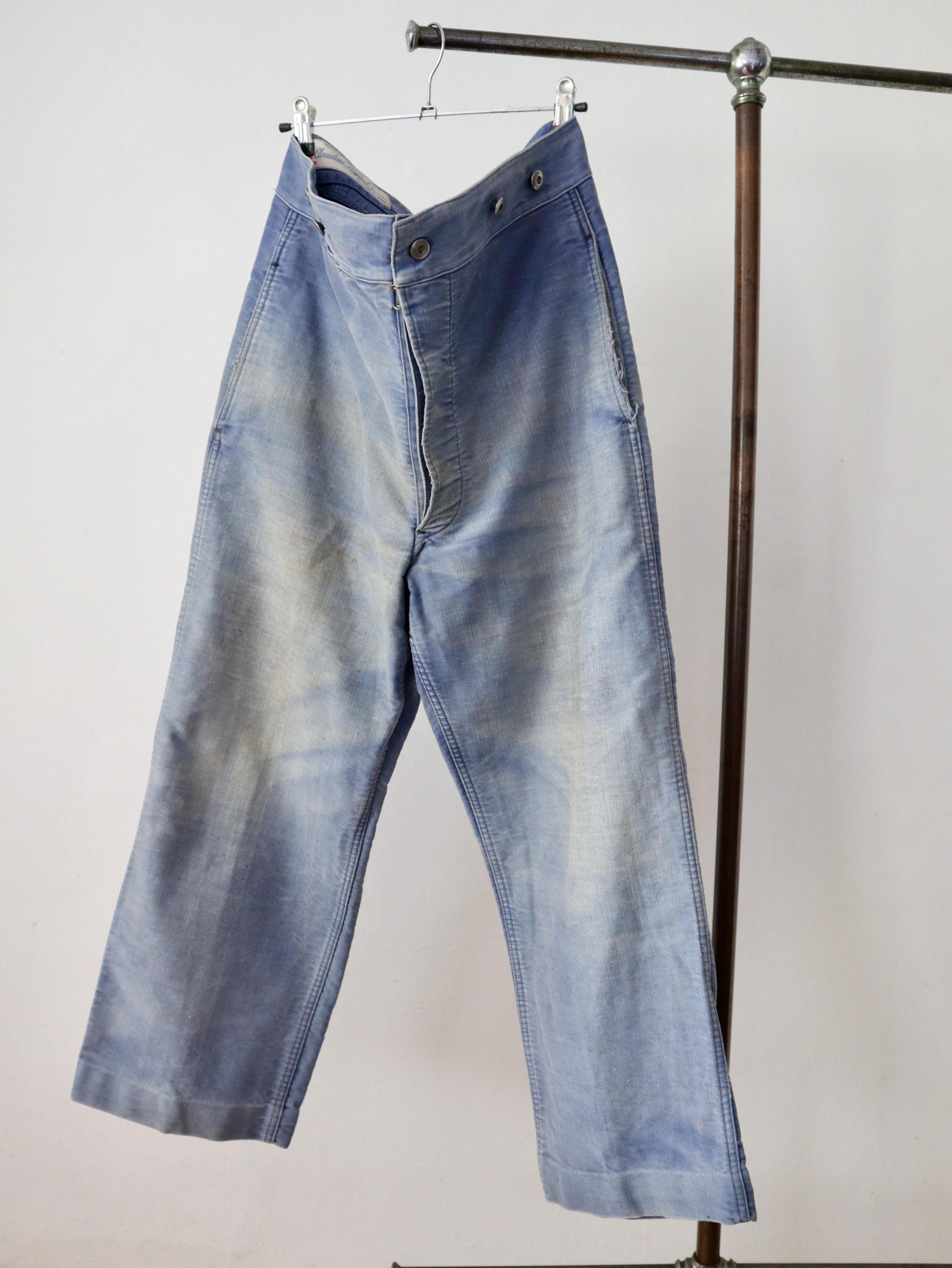 French Moleskin Trousers - Etsy