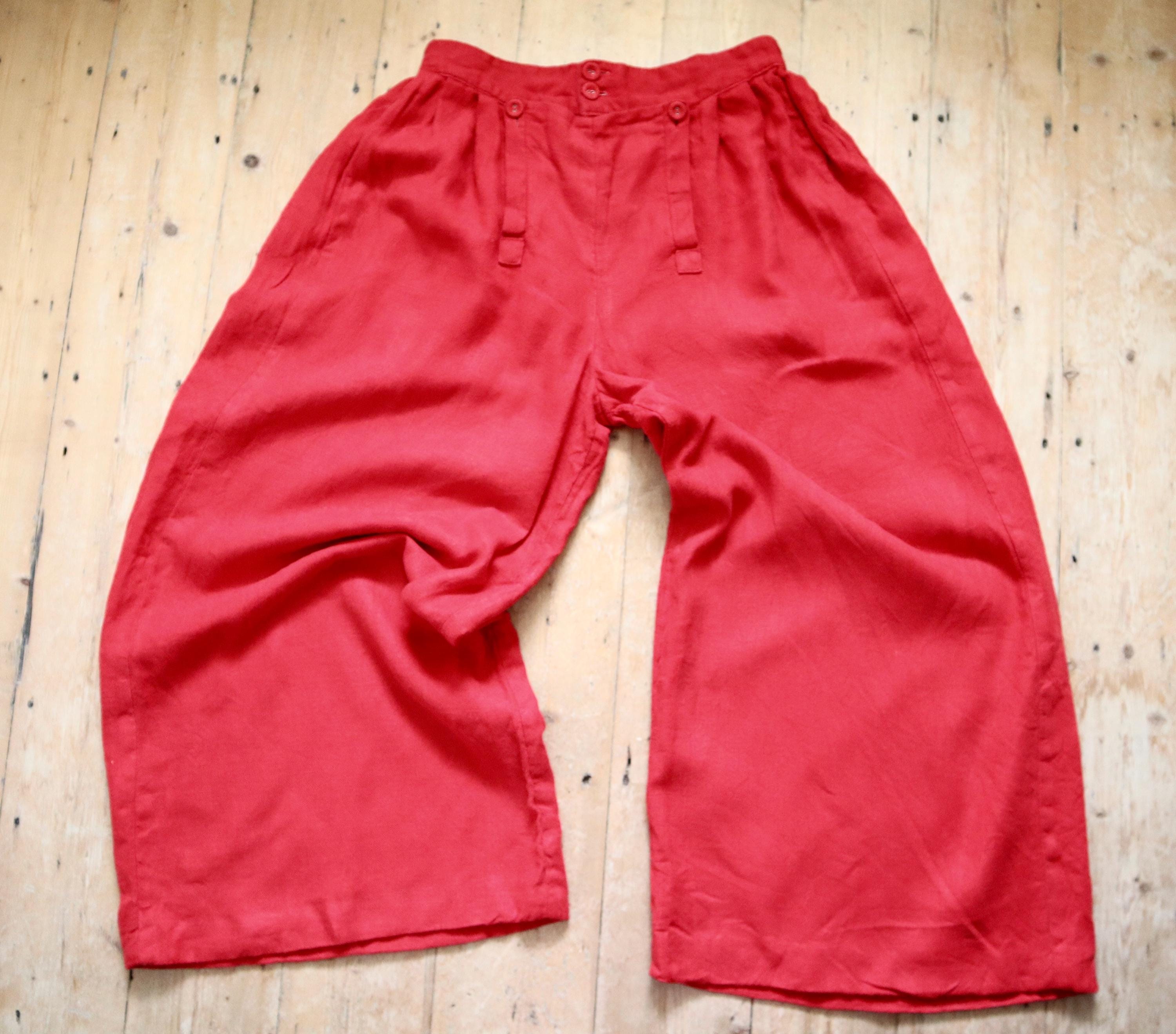 Red Sailor Pants - Etsy Canada