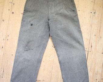 1940s 50s Salt Pepper Workwear Sanforized Gray Pants XL 40x28 - Etsy