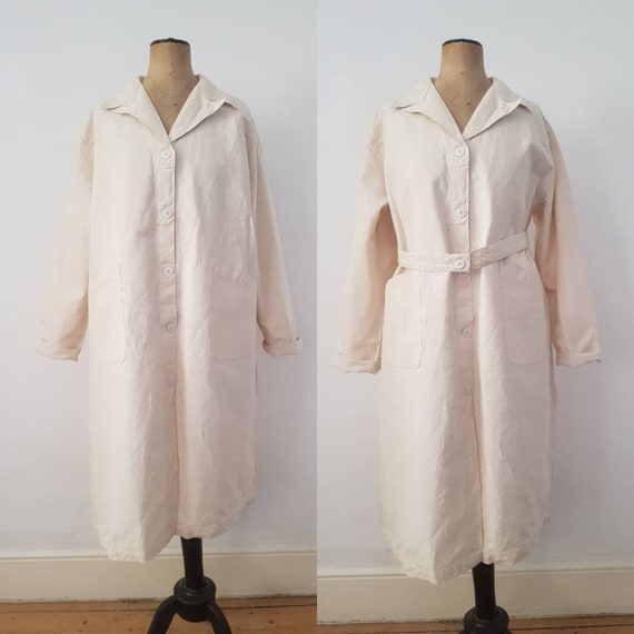 vintage 1940s French Surgical gown