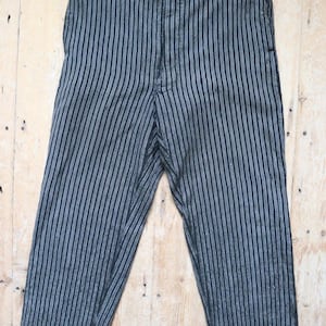 40s〜50s SALT&PEPPER BLACK STRIPE PANTS 40s〜50s SALT&PEPPER BLACK STRIPE PANTS 37