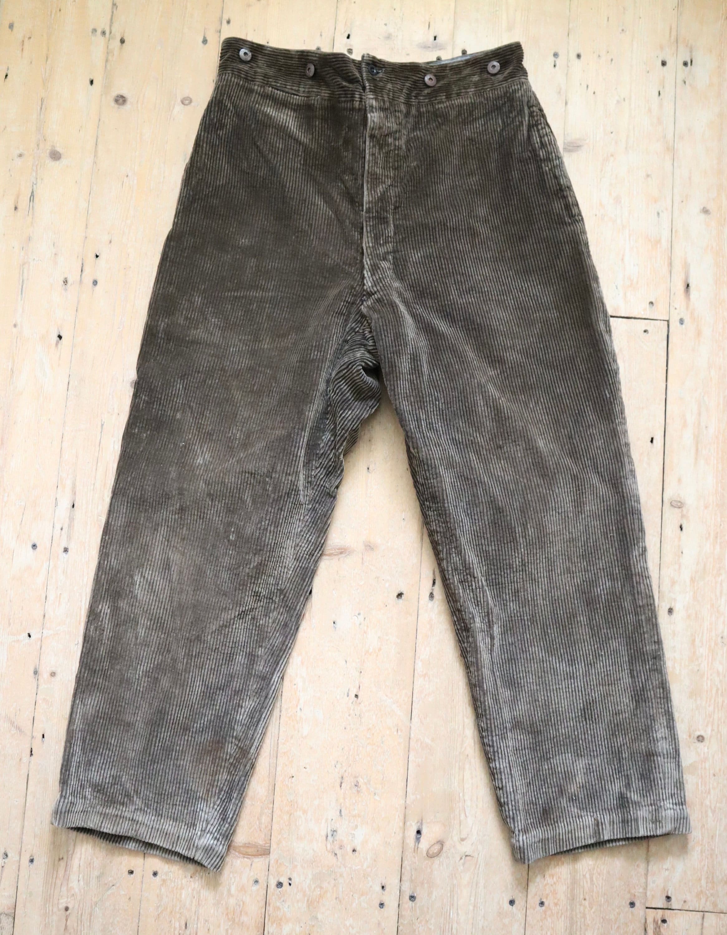 Vintage French Corduroy Trousers 1940s - Etsy Vintage French Corduroy Trousers 1940s - Etsy
