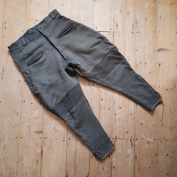 1930s French Breeches Pants Trousers Workwear Brow