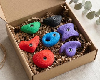 Set di magneti per prese da bouldering – Neodimio, stampati in 3D, mix di 7/12 colori