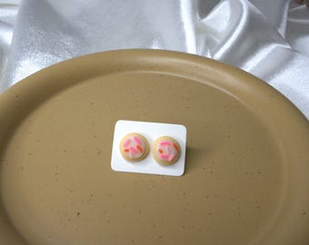Stokken van polymeerklei suikerkoekje| minikoekjes, Valentijnsdagkoekjes, oorstekers