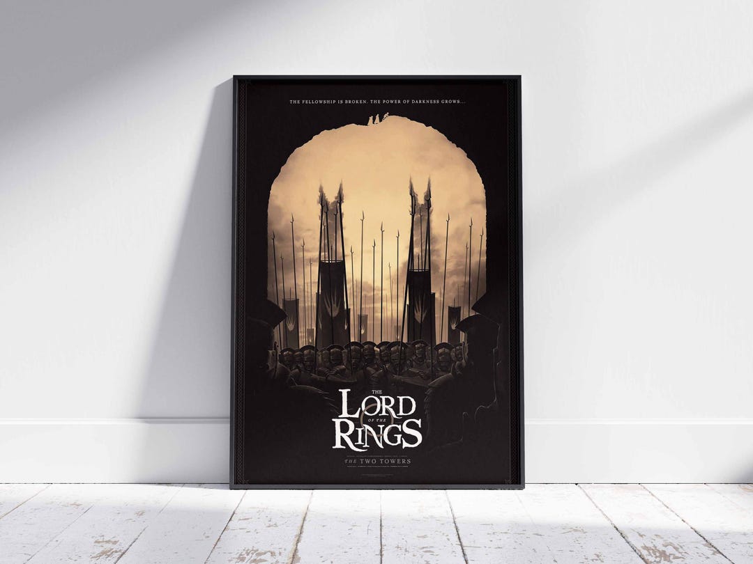 The Lord of the Rings: the Two Towers (2002) Movie Poster - Etsy