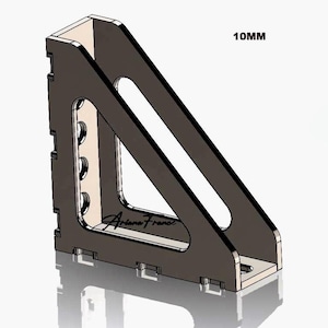 Welding Squares DXF Files for 3D Welding Table Ø28 Diameter, 10mm Thickness, DXF Assembly Brackets, Metric DXF 300mm/300mm