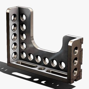 Stoły spawalnicze DXF, kątownik mocujący, Ø16, spawanie, kątownik spawalniczy 10mm