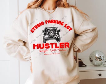 Studio Parking Lot Hustler Crewneck Pullover