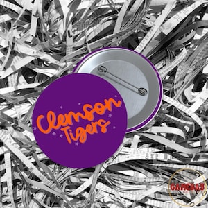 Stars Over Clemson Button: Gameday Accessory