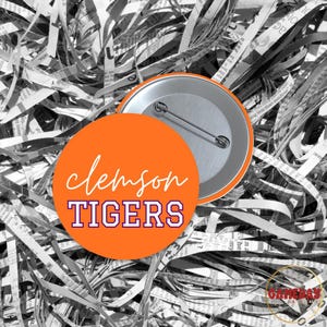 Clemson Tigers Gameday Button: University Tailgate Accessory
