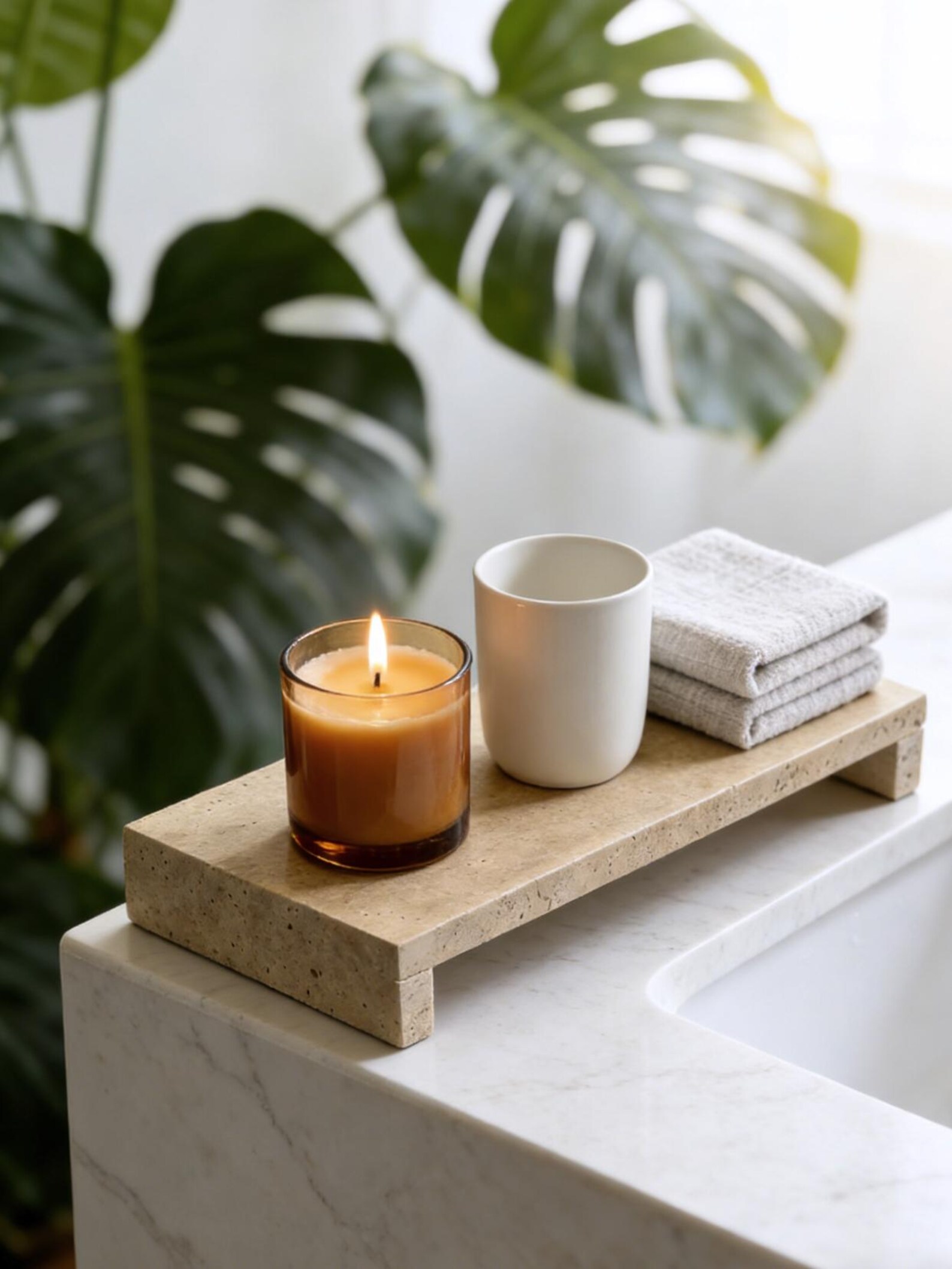 Travertine Riser Beige Travertine Marble Riser - 10, 12, 14