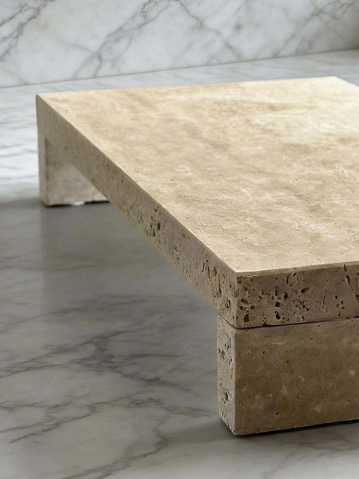Travertine Riser Beige Travertine Marble Riser - 10, 12, 14