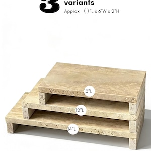 Travertine Riser Beige Travertine Marble Riser - 10, 12, 14