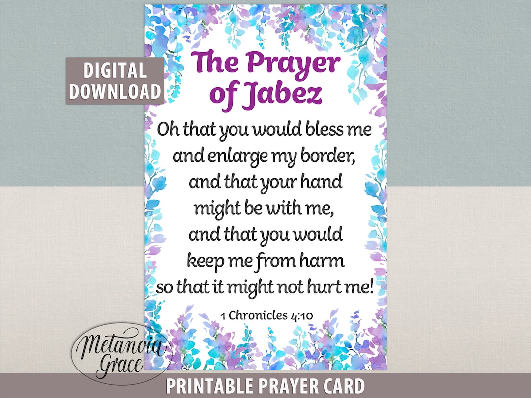 Bless / The Prayer of Jabez {Card} Bless / The Prayer of Jabez {Card}
