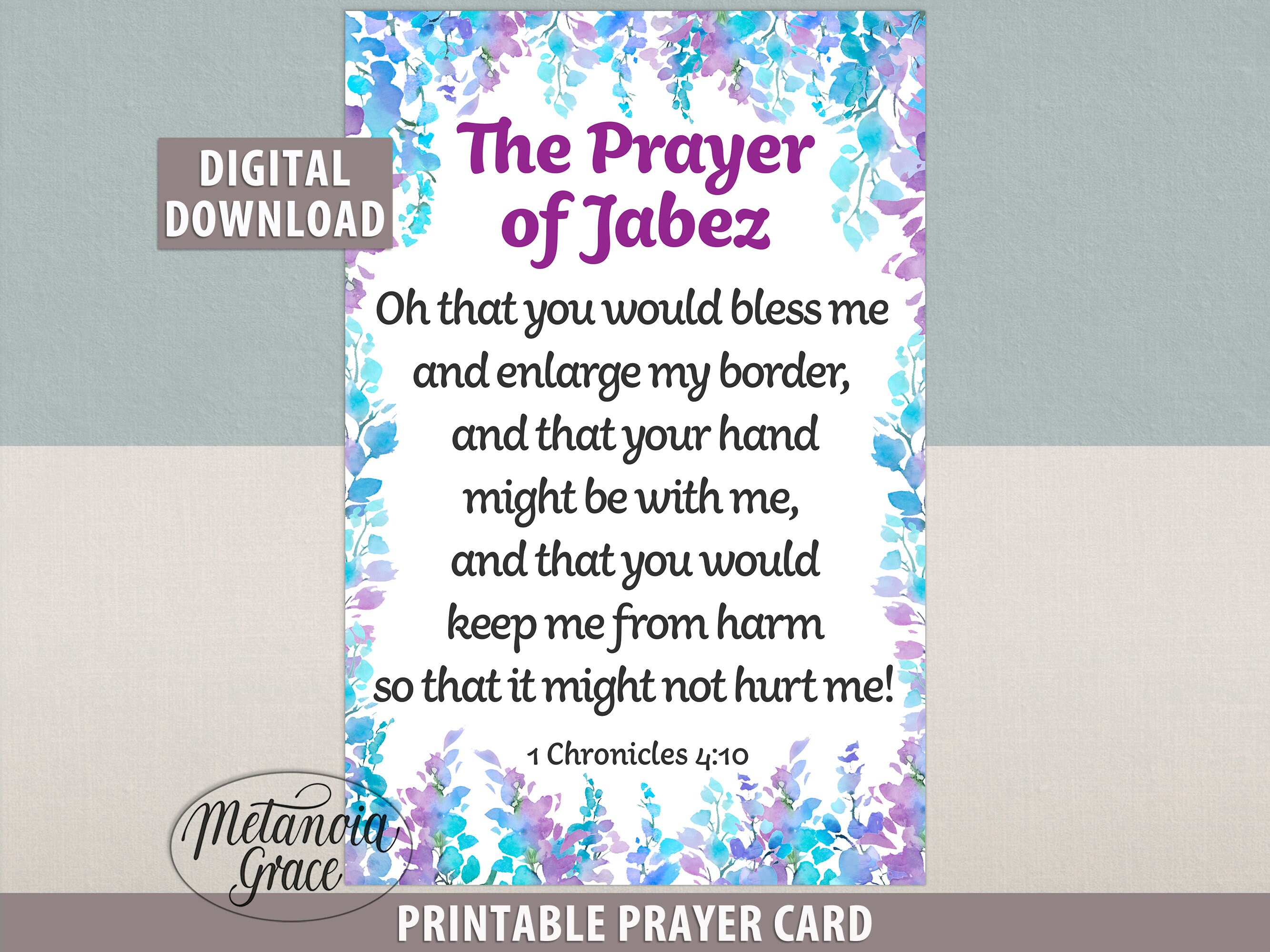 Bless / The Prayer of Jabez {Card} Bless / The Prayer of Jabez {Card}