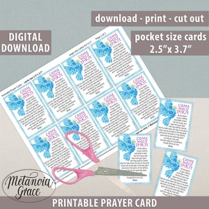 Come Holy Spirit Fill the Hearts of Your Faithful, Printable Pentecost ...