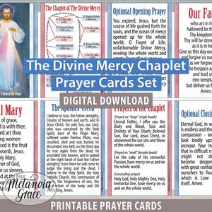 Terço da Divina Misericórdia, Como Rezar o Terço da Divina Misericórdia, Cartões de Oração do Terço da Divina Misericórdia para Imprimir, Download Digital em PDF