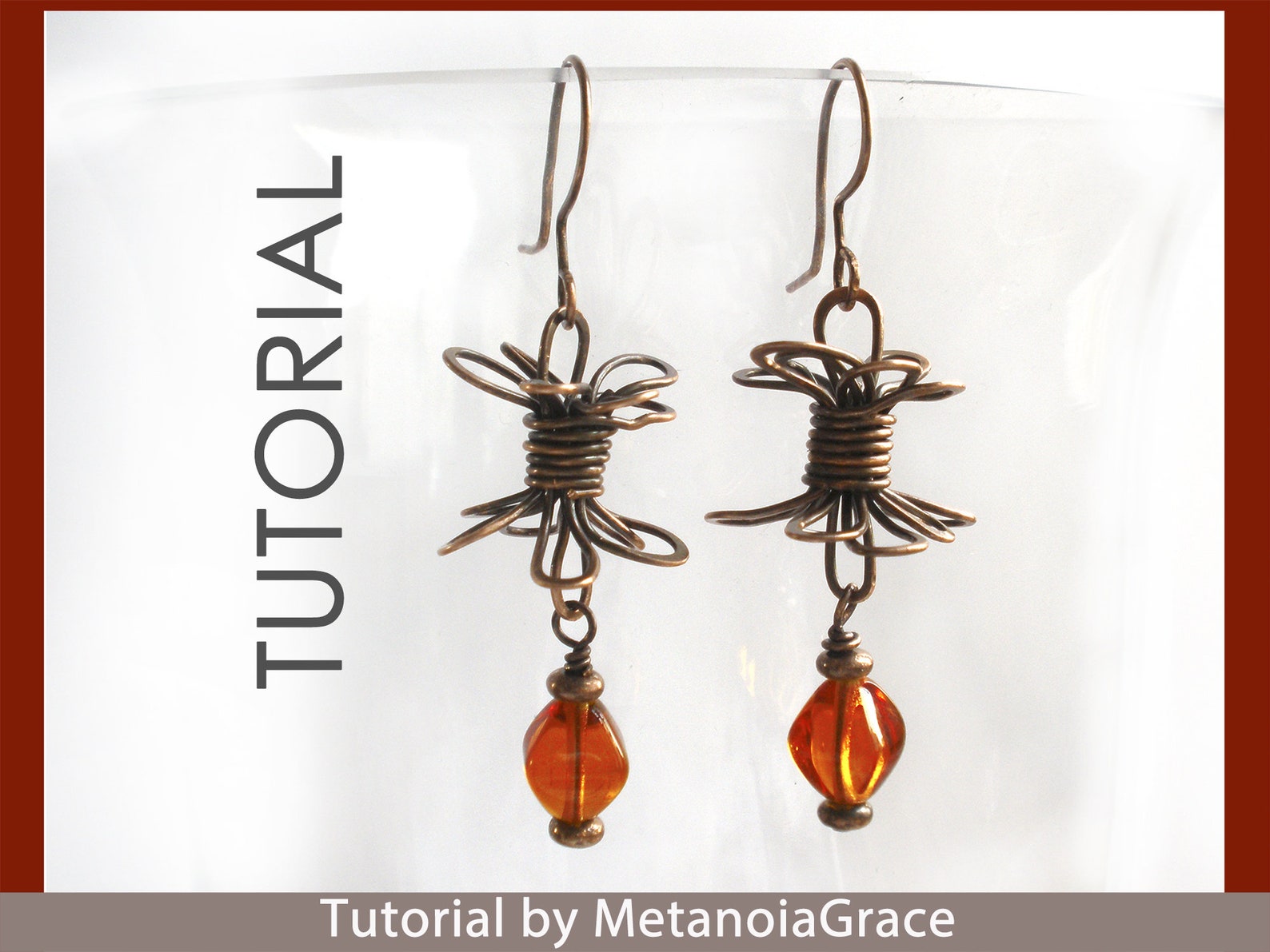 Wire Jewelry Tutorial, Wrapping Earrings Tutorial, Wire Wrapping