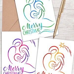 Printable Christian Christmas Cards Set of 3 Religious - Etsy