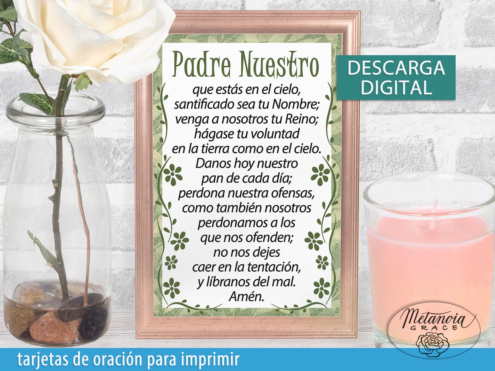 Spanish Rosary Printable Prayer Cards How to Pray the Rosary - Etsy UK