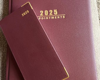 2025 Hardcover Calendar and Appointment Book