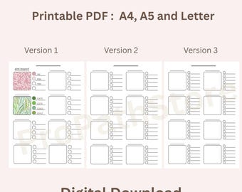 Farbmuster als PDF zum selbst ausdrucken: Alcohol Marker Organizer