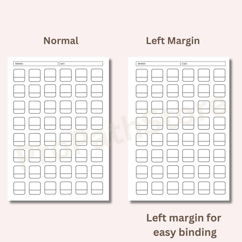 Alcohol Marker Swatch Chart, Printable Color Chart, Copic Marker Swatch ...
