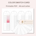 Blank Marker Swatch Cards: DIY Color Chart Template (Printable PDF) product logo