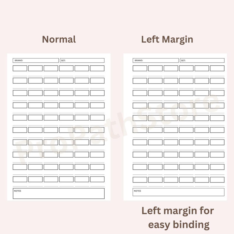 Printable Color Chart, Alcohol Marker Swatch Chart, Color Swatch Charts ...