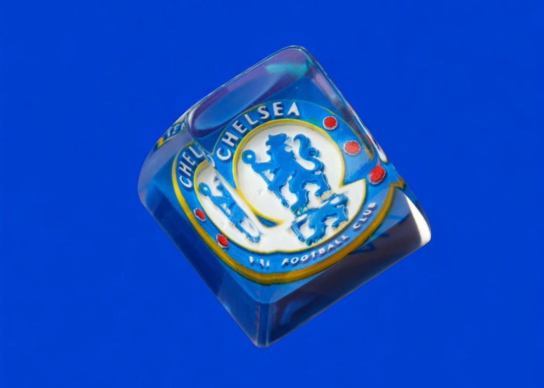 Football Club Logo Keycap, Custom Resin Keycap, Gamer Keycap Decor ...
