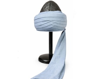 Kurulus Osman Sarik Light Blue and Black Hat of Osman Bey Kayi Ertugrul