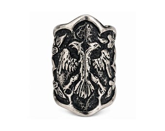 Ertugrul Gazi Mens Stainless Steel Thumb Ring Dirilis Ertugrul Resurrection Ertugrul Kayi Accessories