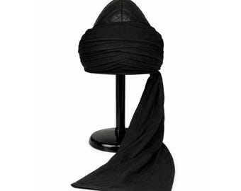 Kurulus Osman Black Traditional Sarik Hat of Osman Bey Kayi Ertugrul