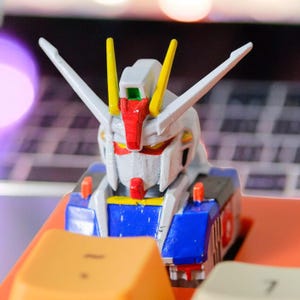 Fathers Day Gift, Gundam Artisan Keycap, Keycap Anime Keycap, Robot Keycap, Artisan Keycap, Gamer Fans Mechanical Keyboard Birthday Gift boy