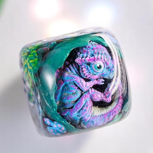 Baby Dragon Keycap, Artisan Keycap MX Cherry Mechanical Keyboard, Gift for Him, Father&#39;s Day Gift, Cute Dragon Fans T rex Dinosaus Keycap