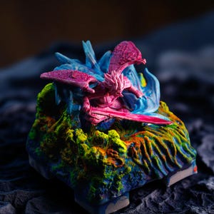 Susanoo Style Keycap Set | Anime Custom & Handmade For All Mechanical Keyboard Cherry MX And MX Style Switches Gift Fathers Day, Gaming Fans